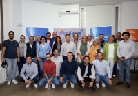 Reunión de Manuel Serrano en Pozo Cañada con alcaldes, portavoces y presidentes de juntas locales del PP en los municipios cercanos a Albacete capital