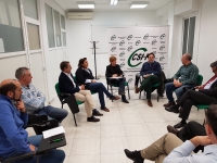 Reunión en la sede de CSIF de Albacete.