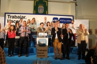 Paco Núñez y Álvaro Nadal respaldan la candidatura del PP de La Roda que lidera Vicente Aroca.