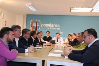 Reunión del comité de dirección del Partido Popular de Albacete.