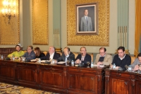 Grupo Popular de la Diputación de Albacete, en el Pleno celebrado hoy.