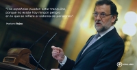 Mariano Rajoy, presidente del Gobierno de España y del Partido Popular.