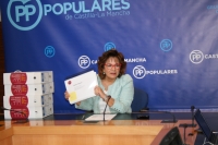 Carmen Riolobos, en rueda de prensa.
